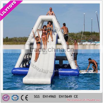 2015 Hot sell cheap giant inflatable water toys / inflatable floating water slide,for sea park or aqua
