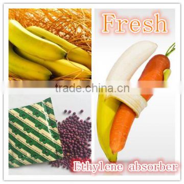 2015 hot selling best quality ethylene absorber for food perservation fresh green bananas for sale