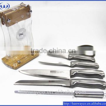 Branded Closeout Stocklots 7pcs knife set for Korea market