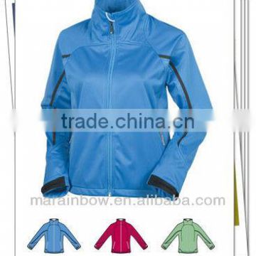 Ladies' Long Sleeve Turtleneck Full-zipper Jacket