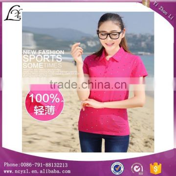 2017 China Professional factory polo shirt design women