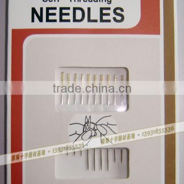 size 36mm wholesale hand sewing needles for cross stitch with golden tail