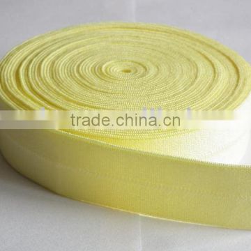 1'' Foldover Elastic Tape in Butter