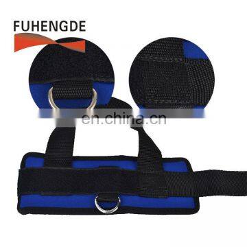 Adjustable High Strength Training Weight lifting ankle Straps Ankle Cuffs With Hook Loop