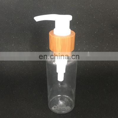 100ml Pet bottle with bamboo pump top