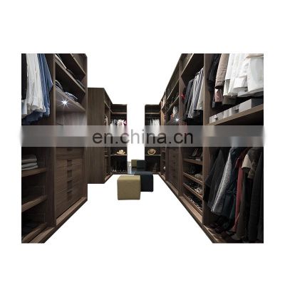 Personalized customized  modern U shaped design clothes cabinet