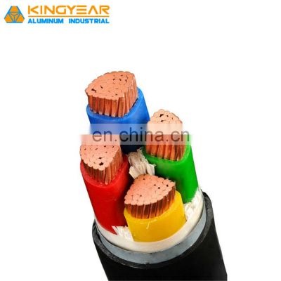 4-core 4*4/ 6/ 10/ 16/ 25/ 35/ 50/ 70/ 95/ 120/ 150/ 185/ 240 Mm Sq Xlpe insulated copper core power cable