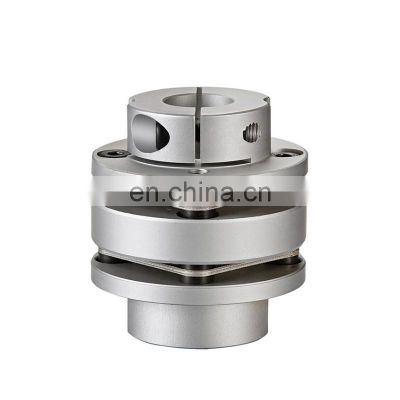 Direct Manufacturer supply aluminum magnetic shaft coupling drive shaft stepped double diaphragm flexible coupling