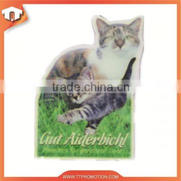 Custom printing cat shape magnet for gifts