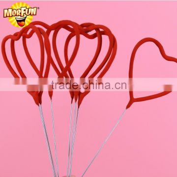 High Quality party supplies san outdoor sparklers heart shaped wedding sparklers