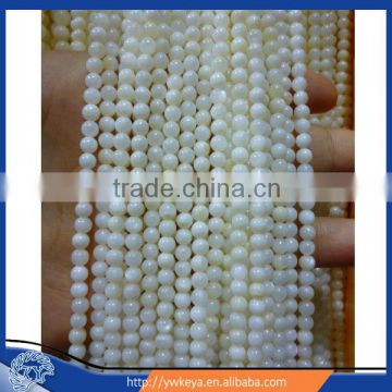 wholesale size 4mm 6mm 10mm loose beads natural puka shell beads 16"