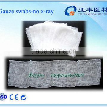 Without x detectable ray dental gauze swabs no folded