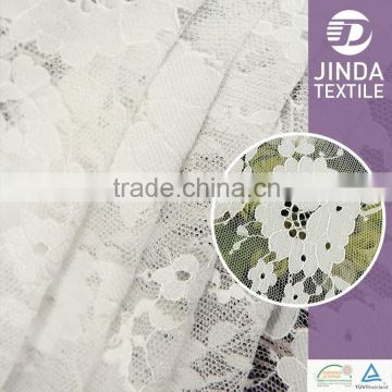 wholesale white embroidery chemical lace embroidery fabric tablecloth