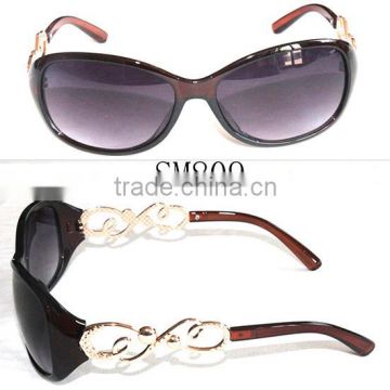 new trend 2015 woman eyeglasses with metal mixed temple, sunglasses taizhou