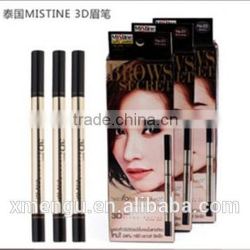 Waterproof Cosmetic Mistine 3D Eyebrow set make up pencil with brush