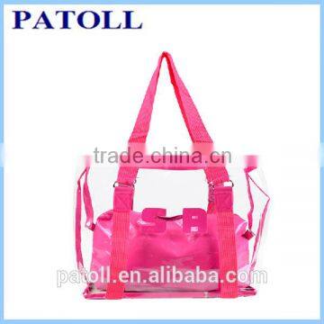 Quanzhou manufacture best transparent beach bag