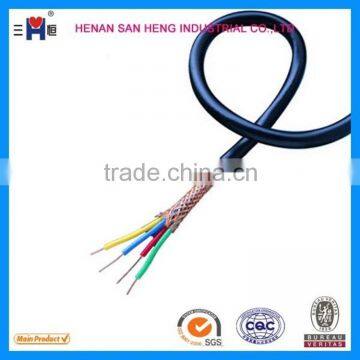 KVV wire braid fire resistant armoured shield cable