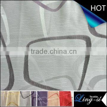 Polyester Jacquard Satin Fabric for Curtain DSN398