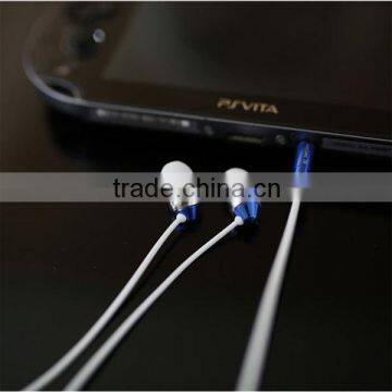 3.5mm Plug In-ear silicone mobile Earphone with mic