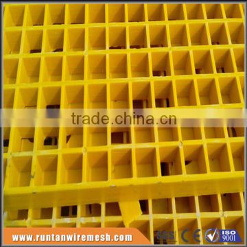 ASTM E 84 Molded or Pultruded Corrosion resistant fiberglass outdoor grate in industry, paper industry, power plants and floor