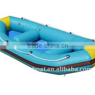 PVC or Hypalon aluminum floor inflatable fish boat pvc