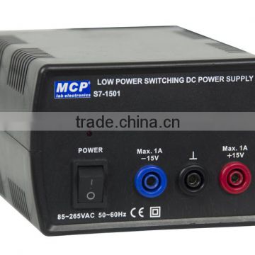 MCP S7-1501 SWITCHING symmetrical POWER SUPPLY + - 15V 1A