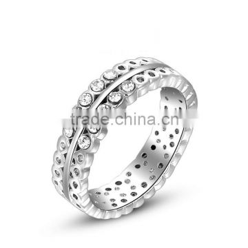 IN Stock Wholesale Gemstone Luxury Handmade Brand Women Metal Ring SKD0313