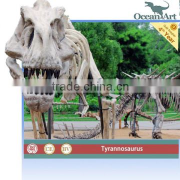 Animated t-rex dinosaur skeleton model