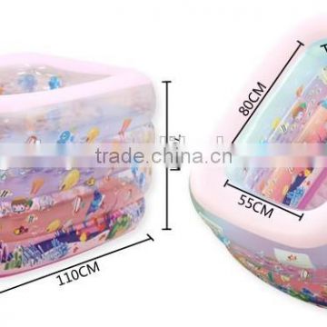 customized PVC plastic inflatable baby water pool