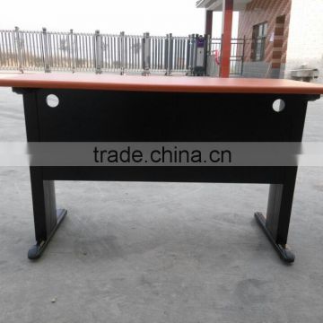 Writing table with metal legs office furniture steel reading table
