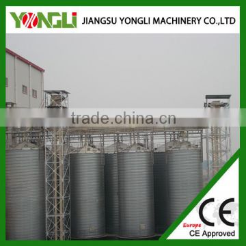 easy assembly hopper bottom type steel silo with long service time