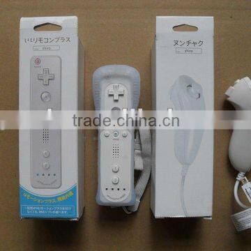 Remote and nunchuk for WII(Japanese Version)