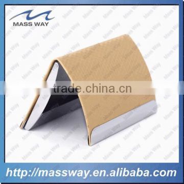customized high quality luxury fashion metal leather name card holder