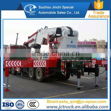 Hot and Perfect HOWO 80t hydraulic truck crane manufacturing