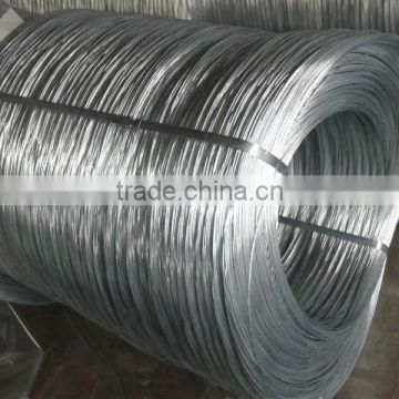 ( factory) 4.8MM E.G electro galvanized steel wire for MESH