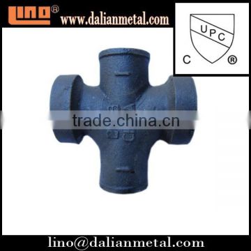 ASTM A888 Cast Iron drain Pipe Fittings of SAN TEE CROSS TAPPED