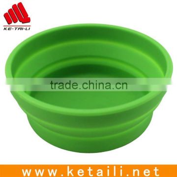 100% Food Grade collapsible microwave safe silicone bowls