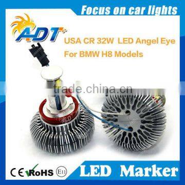 Newest H8 32W E60 E92 E93 X5 LED CR EE Angel Eye Halo Light interior led lights