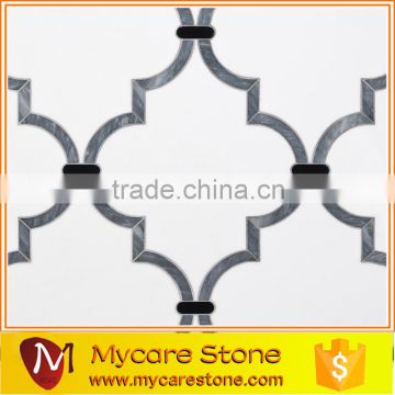 Well polished popular high quality natural marble mosaic