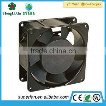 CE ROHS UL 92x92x38mm low noise cheap small fan