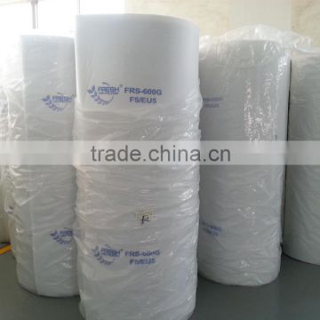High dust collecting ceiling filter for painting booth 560g 600g