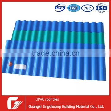 Competitive Price Corrugated Sheet PVC Roofing/Cheap PVC coated plastic Roofing Sheet