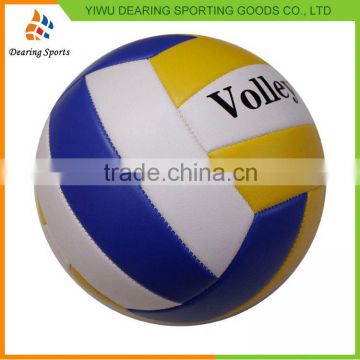 Factory Supply excellent quality cheap soft pvc volleyball with reasonable price