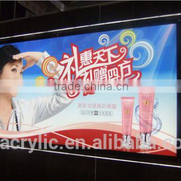 acrylic led magic show signs advertising photo frame