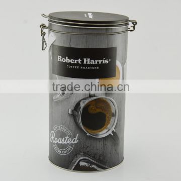 strong tin can/box with lock and ruber gasket