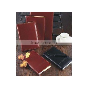 Elegant PU Pull-up Soft Leather Cover Diary Notebook