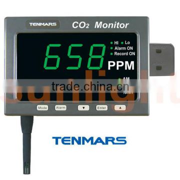 TM-187D Large LED Carbon Dioxide CO2/Temp./RH Monitor