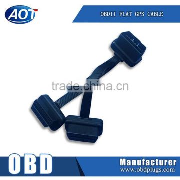 [Wholesale price] OBD OBD2 Female Extension Cable Flat cable obd cable flat with 16pin connector high quality