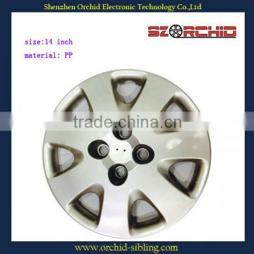 silver 14 inch plastic hubcaps for fit use