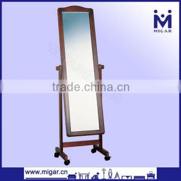 Flexible Pine Solid Wood Cheval Mirror Stand MGM-3064B
